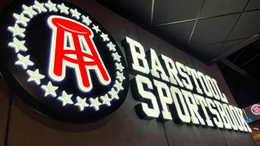 barstool sportsbook sign